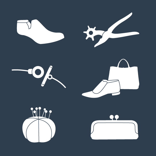 The Guild - shoemaking school | Icon design | print design