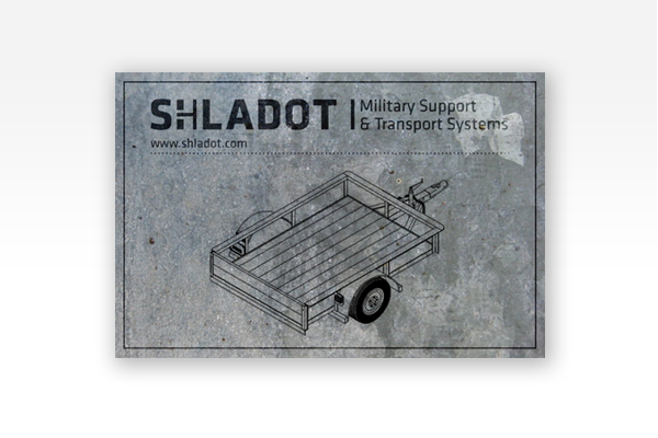 Shladot Ltd metal plaque | brand design