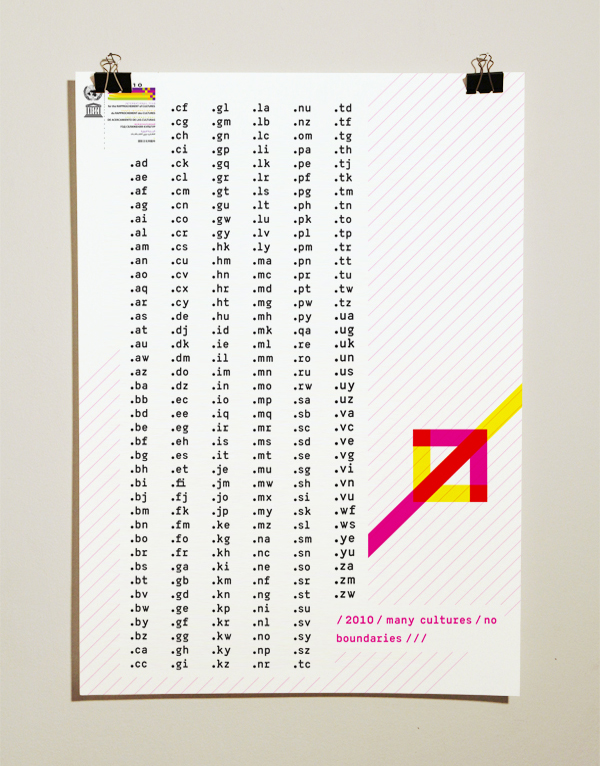 UNESCO 2010 Poster design | print design