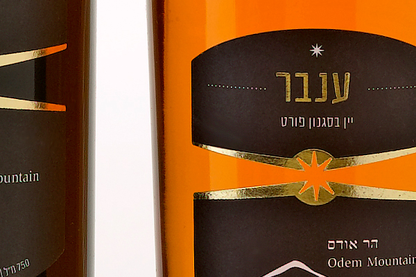 Odem Mountain Winery | Port label design